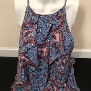 Belle sky tank top NWOT